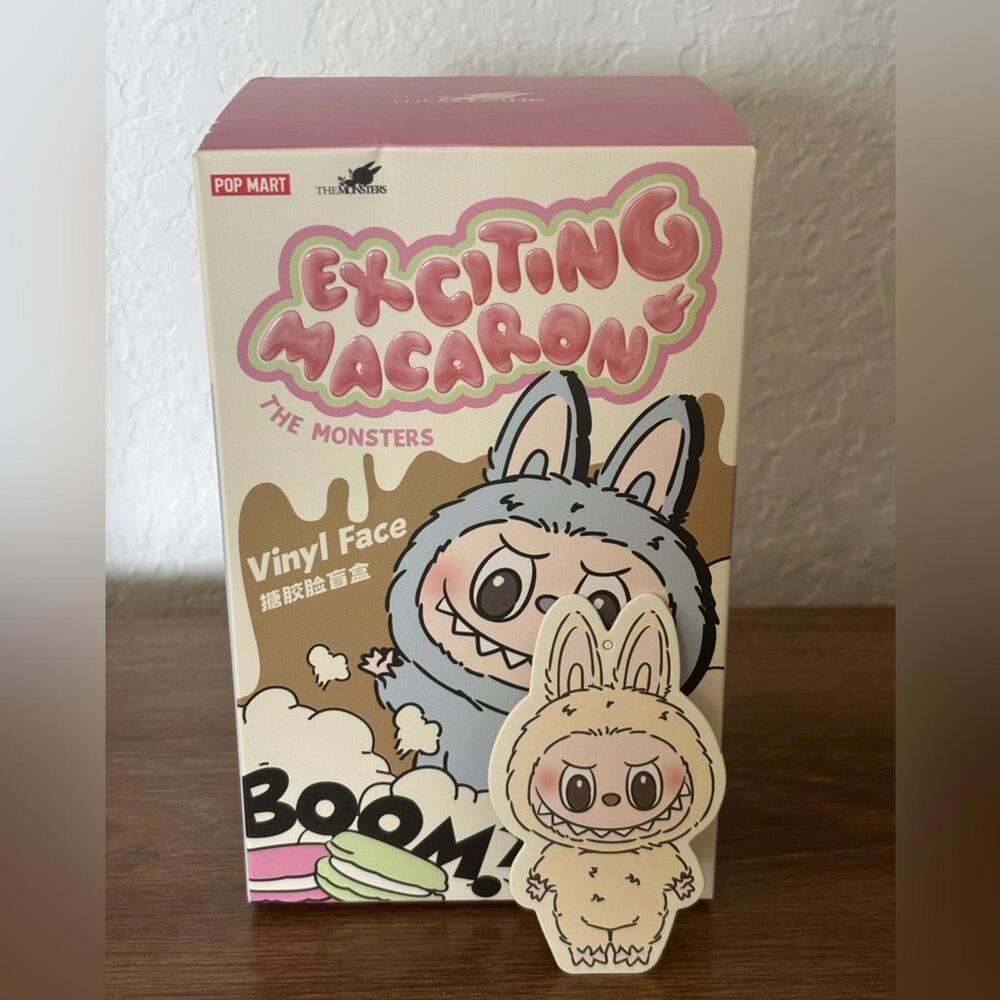 Exciting Macaron Vinyl Face Figure.   Confirmed Soymilk